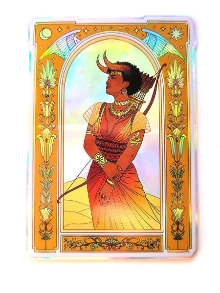 "The Archer"- Holographic sticker