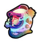"Cosmonaut"- holographic sticker